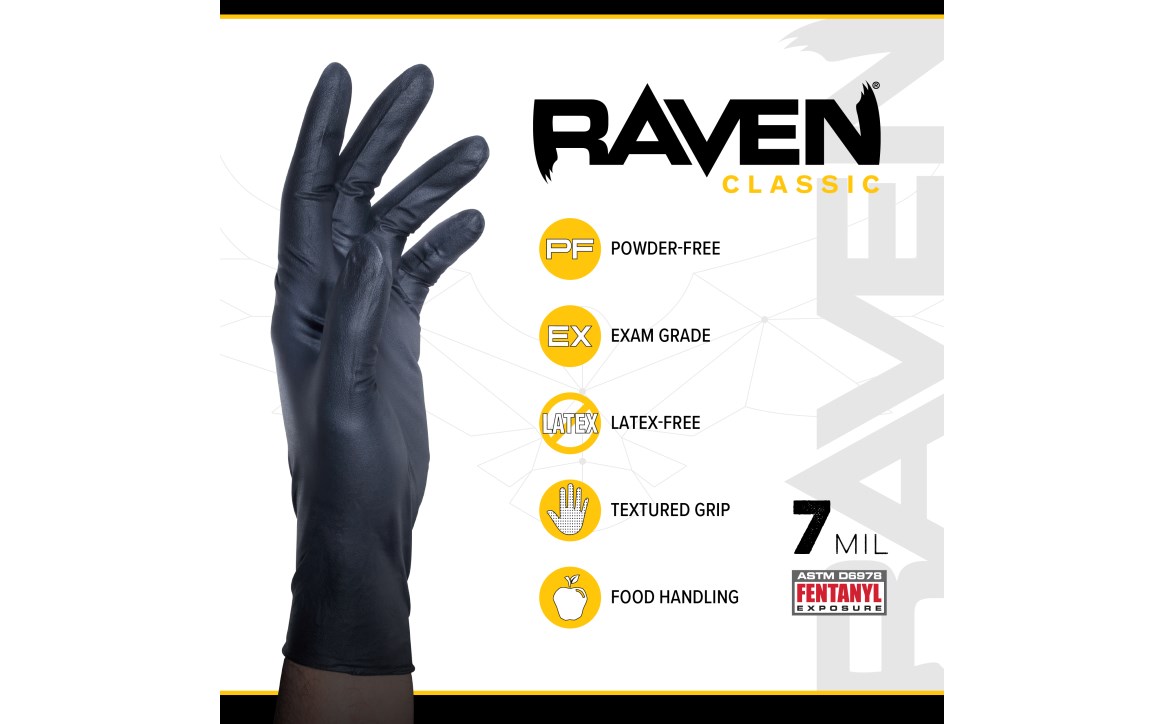 SAS Safety Group | Raven® Powder-Free Exam Grade Nitrile